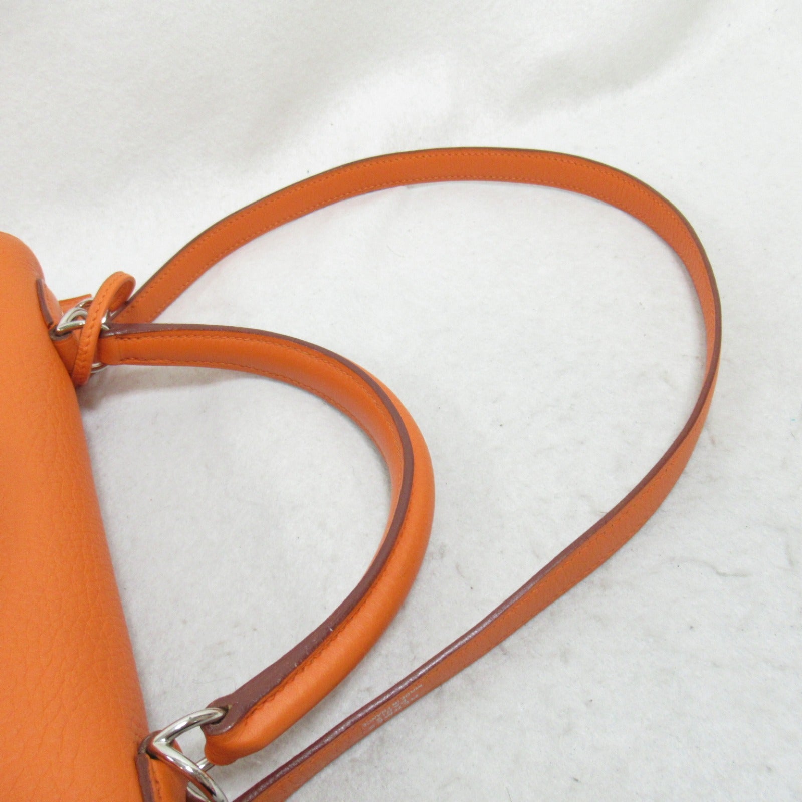 Hermes Kelly 32 Orange In-Shift Handbag Handbag Handbag Leather Triumphant  Orange