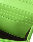 Christian Dior 2009 Trotter Chain Wallet Light Green