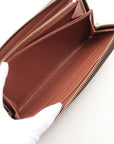 Louis Vuitton monogram zipper wallet M42616 round zipper wallet