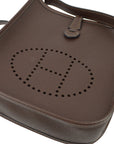 Hermes Chocolat Epsom Evelyne TPM Shoulder Bag
