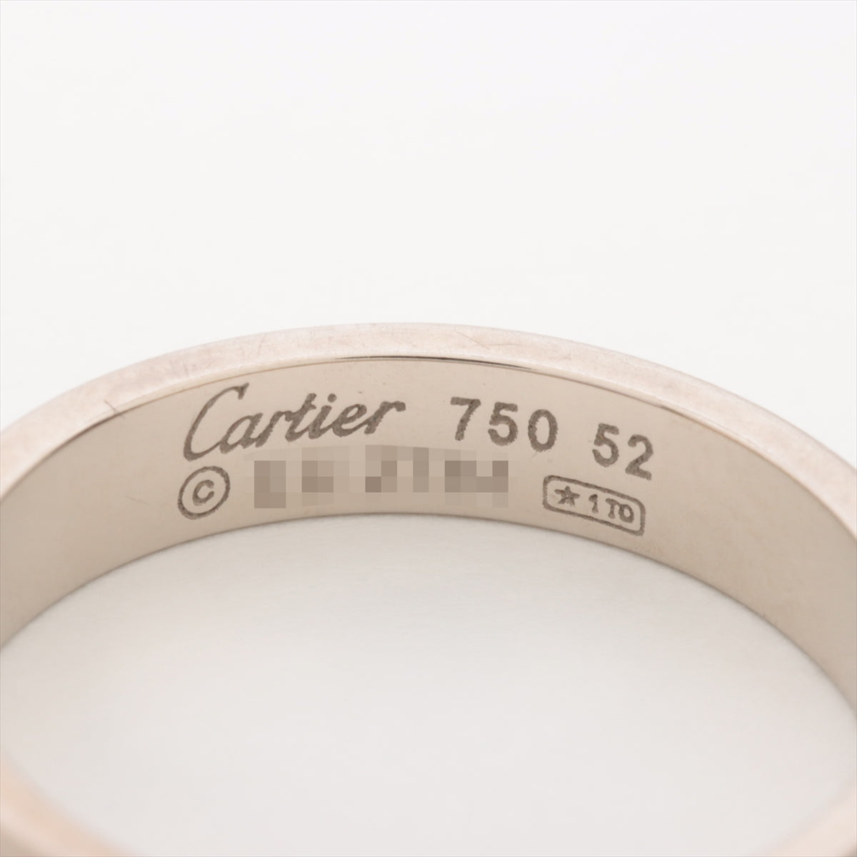 Cartier Mini-Love Ring 750 (WG) 4.0g 52 N