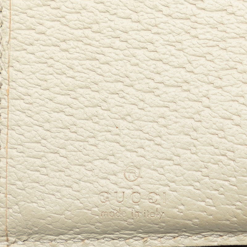 Gucci GG Supreme GG Marmont Offroad S Line Three Fold Wallet 644334 Beige White PVC Leather  Gucci  Gucci Ginxian