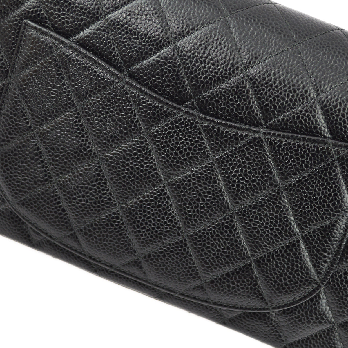 Chanel Black Caviar Small Classic Double Flap Shoulder Bag