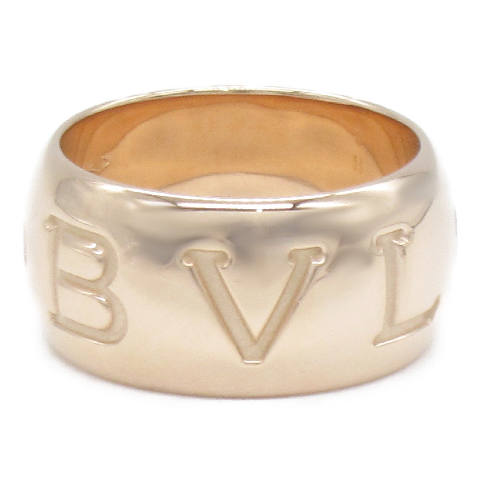 Bulgari BVLGARI Monologoring Ring and Ring Jewelry K18PG (Pink G)  Gold