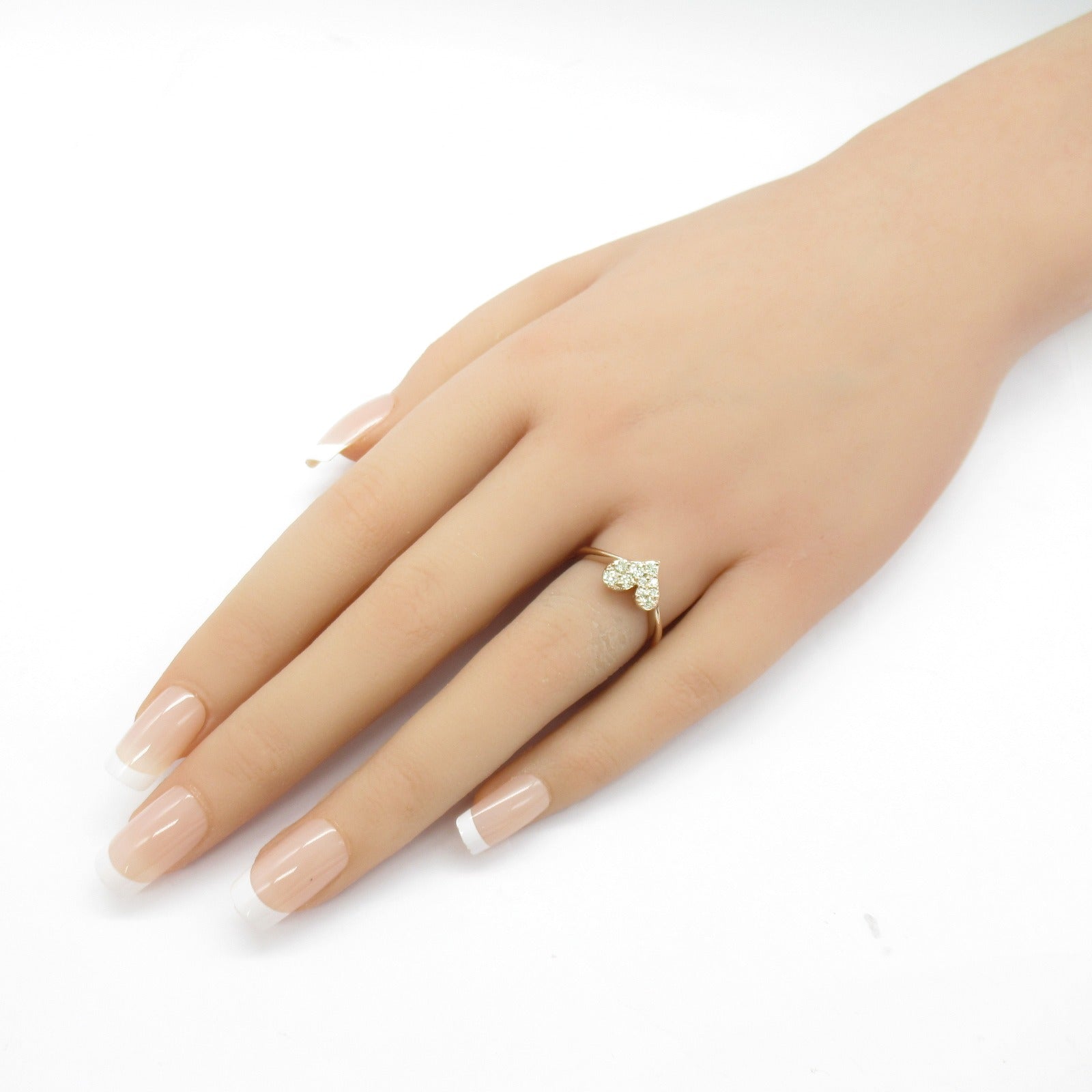 Jewelry Jewelry Diamond Ring Ring Ring Jewelry K18PG Diamond  Clear Diamond 3.1g