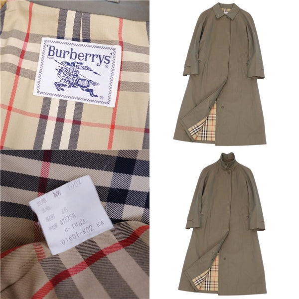 Vint Burberry s Coat  Coat Balmacorn Coat Cotton 100% Out  7AB2 (equivalent to S) Karki Equivalent to S BODEST
