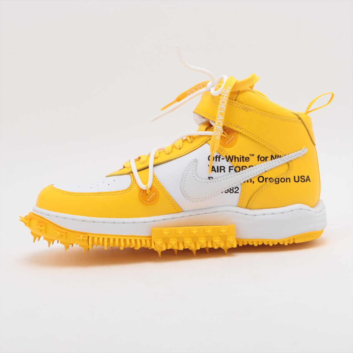 Nike x Off White AIR FORCE 1 MID Leather Hi-Cut Sneaker 28.5cm Men