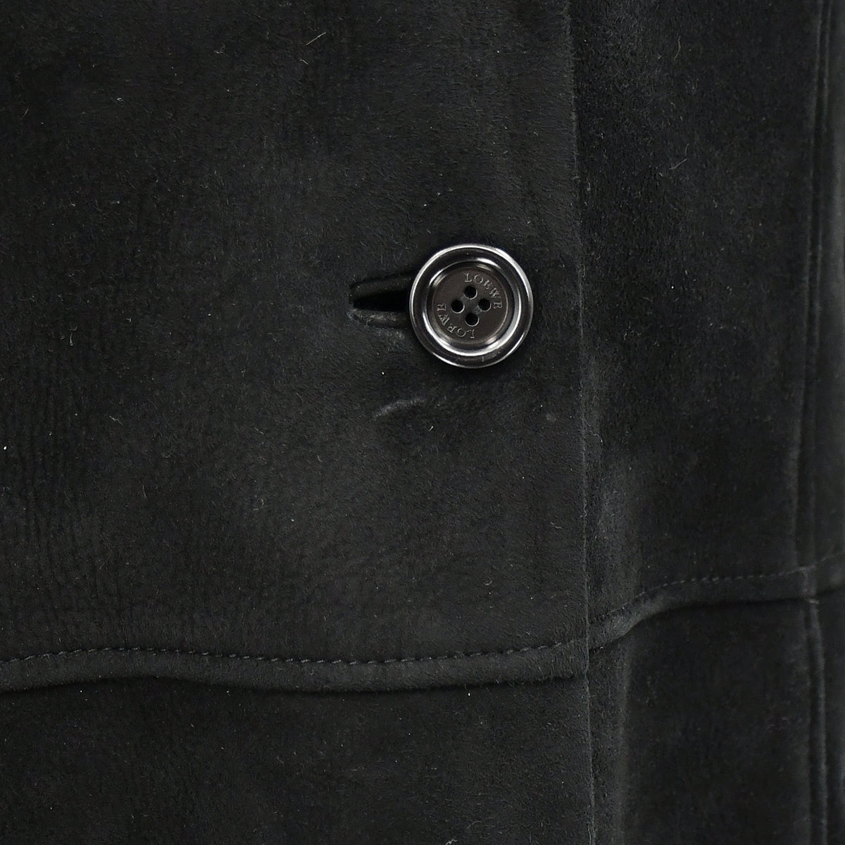 Loewe Fur Coat Black 