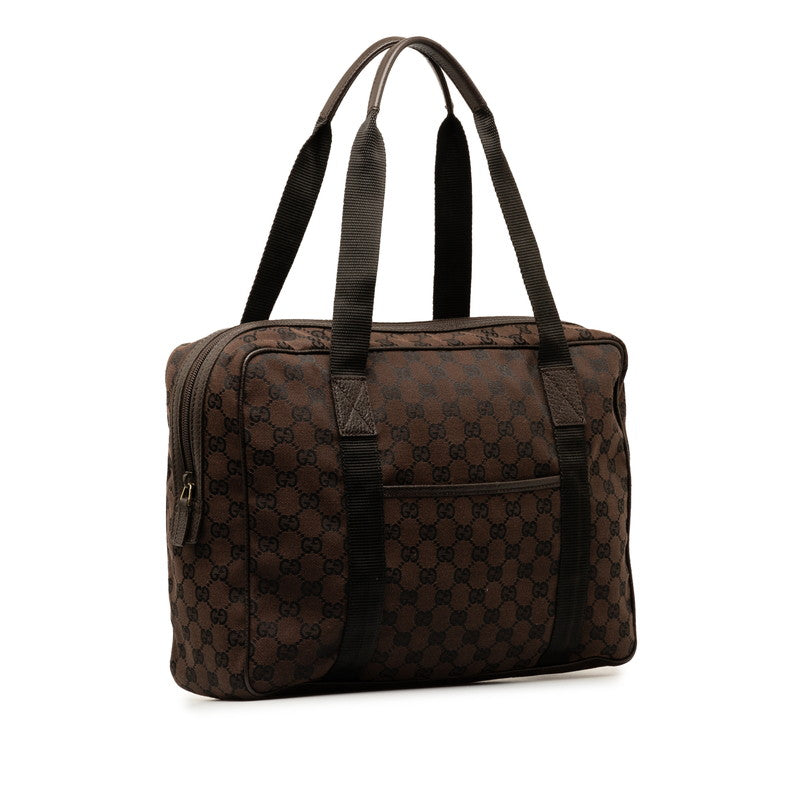 Gucci GG canvas handbag Tote bag 282529 brown canvas leather ladies Gucci