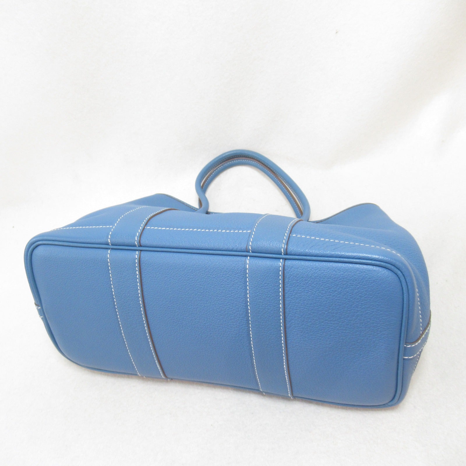 Hermes Hermes Garden TPM  Bag Tote Bag Leather Negonda  Blue