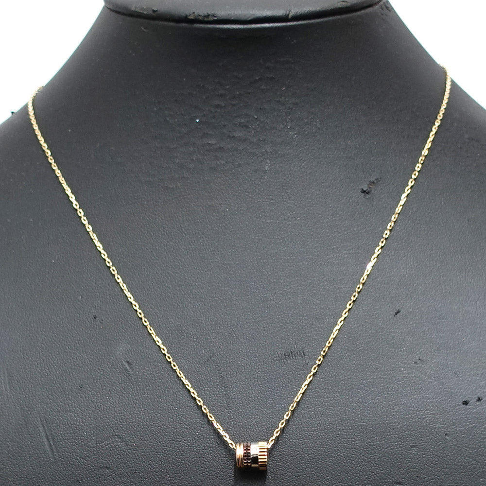BOUCHERON K18YG Classic Pendant necklace 1PD Diamond 750YG Jewelry JPN00547