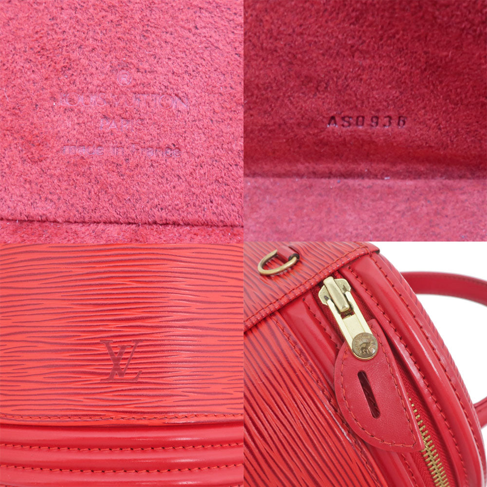 Louis Vuitton Red Vanity Bag Hand Red Pouch M48037