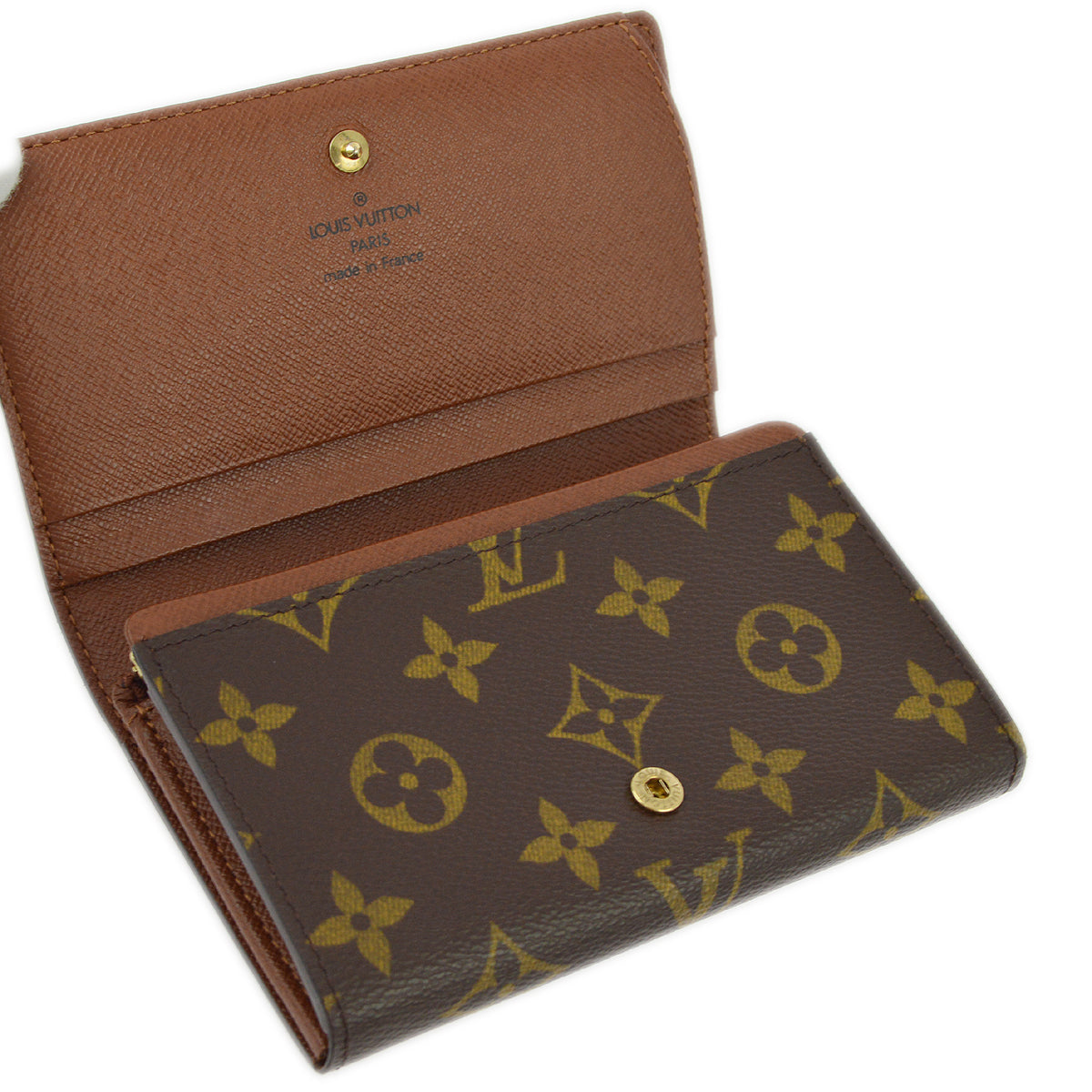 Louis Vuitton Monogram Porte Monnaie Billet Tresor Wallet M61730