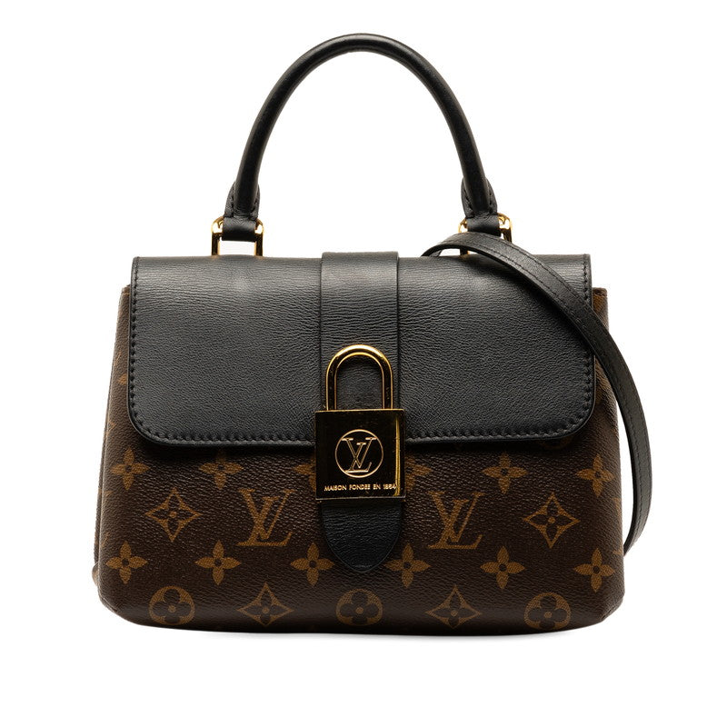 Louis Vuitton Monogram Locky BB Handbag S Bag 2WAY M44141 Noir Brown PVC Leather  Louis Vuitton