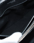 Saint Laurent Mule Leather Chain Shoulder Bag Black 494699