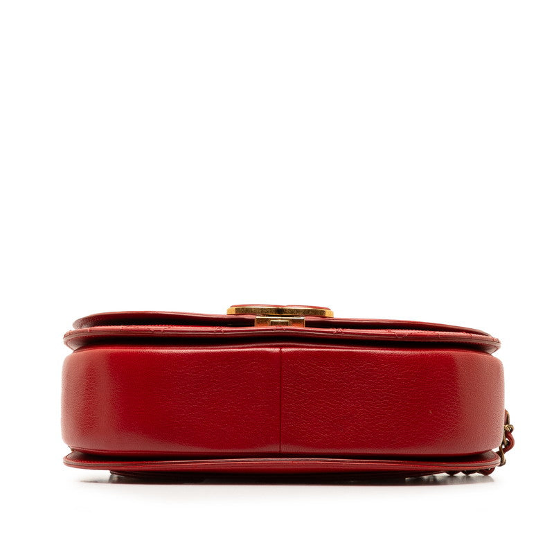 Chanel Matras Chain Handbag Shoulder Bag 2WAY Red Leather  Chanel