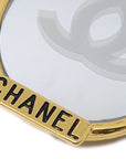 Chanel Bow Mirror Brooch Pin Gold