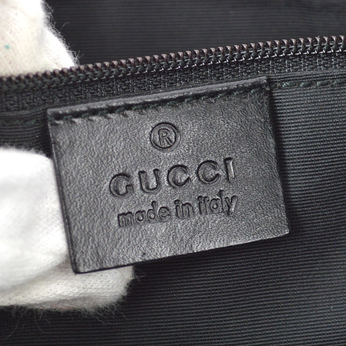 Gucci Black GG Hobo Handbag