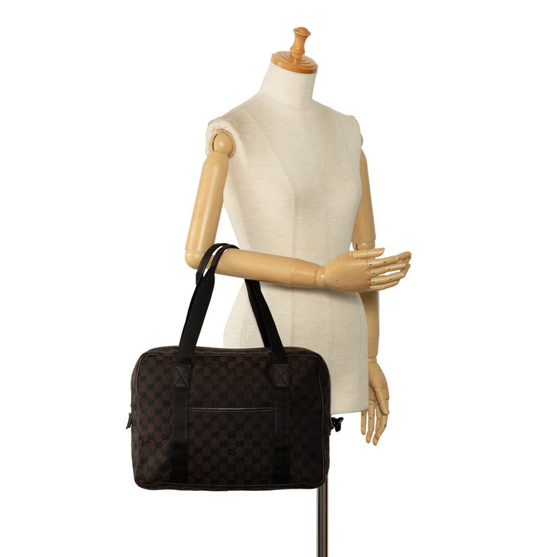Gucci GG canvas handbag Tote bag 282529 brown canvas leather ladies Gucci