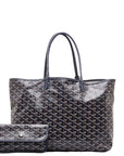 Goyard Sun-Lewis PM Tote Bag Handbag Navy Multicolor PVC Leather  GOYARD