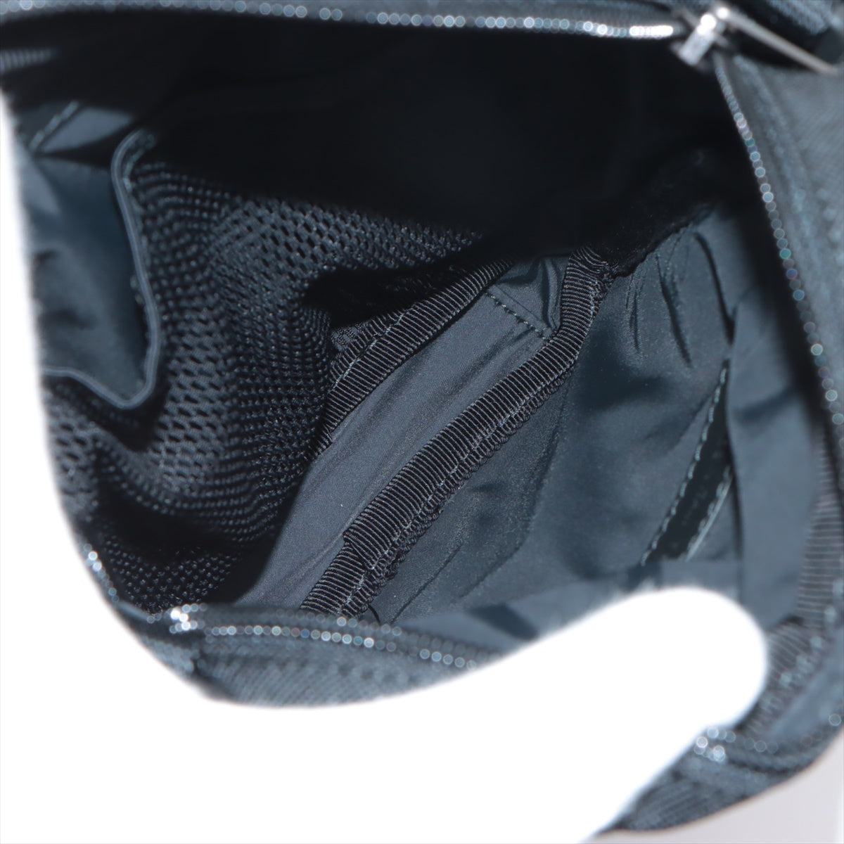 Balenciaga Sports Sustainable Nylon Shoulder Bag Black 638657