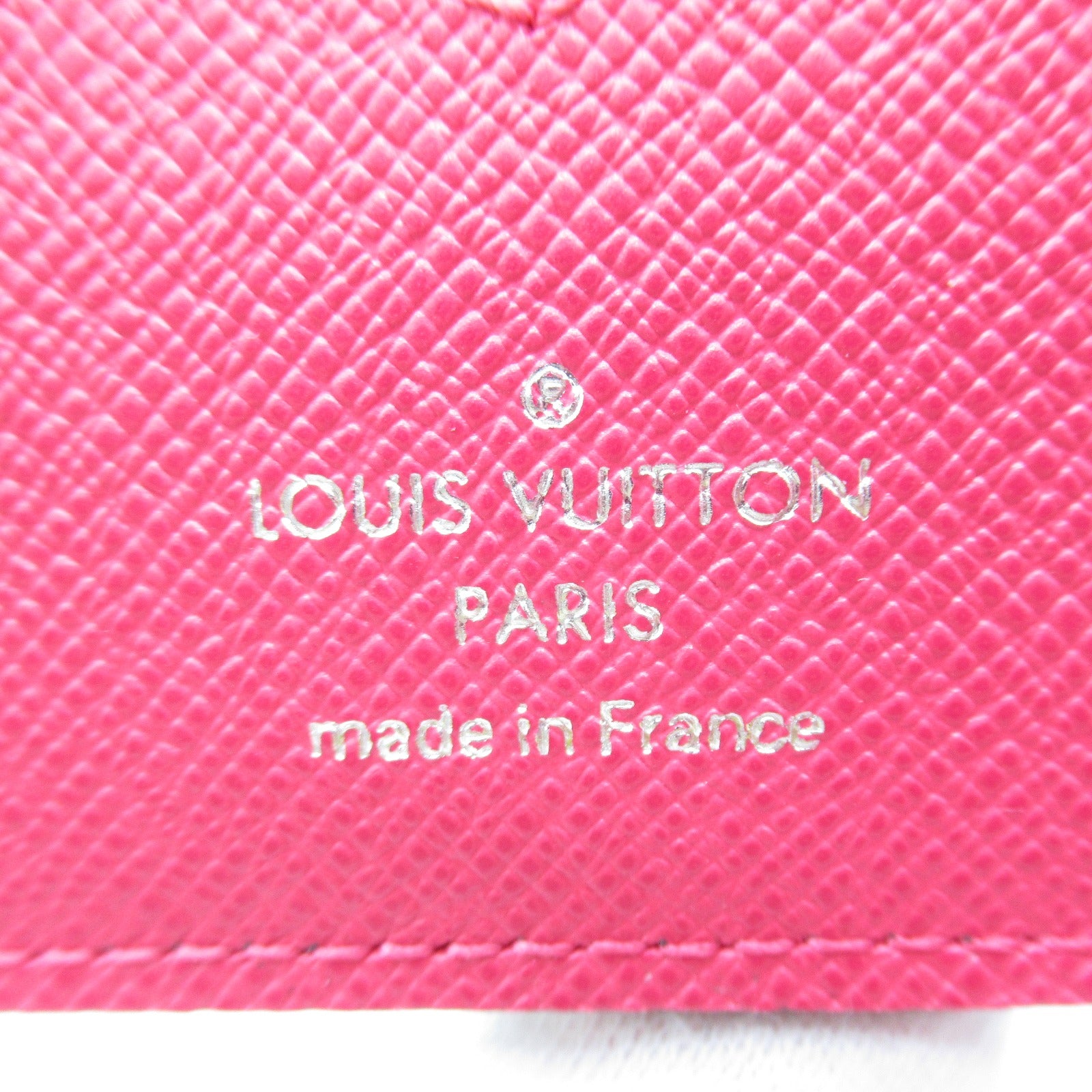 Louis Vuitton Louis Vuitton Vertue Passport Case Accessories PVC Coated Canvas Monogram Eclipse  Black/Pink Colour