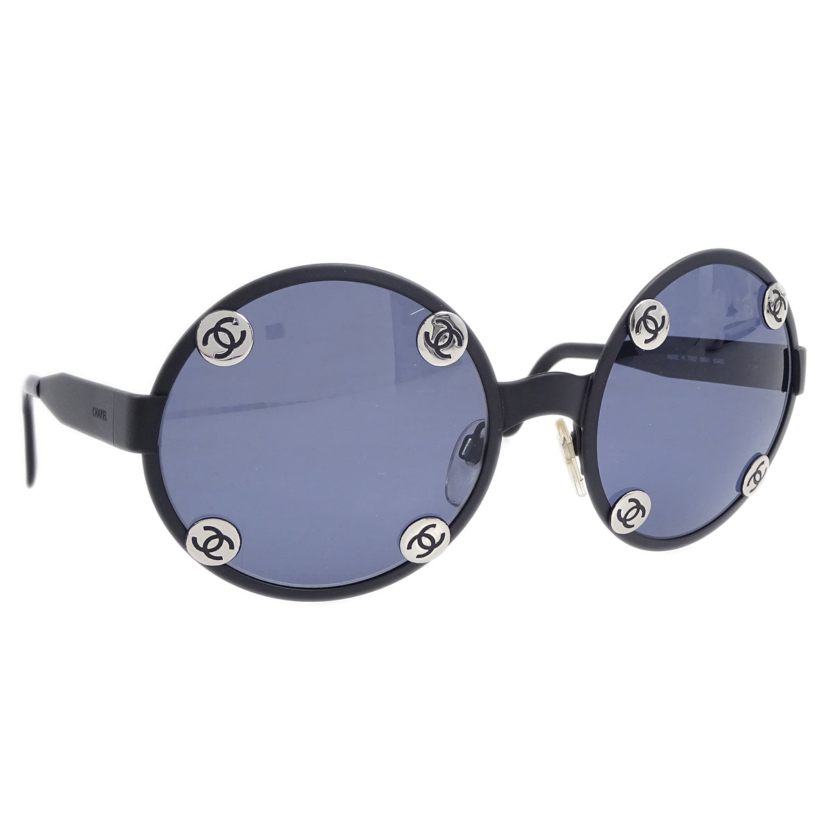 Chanel 黑色圓形太陽鏡眼鏡