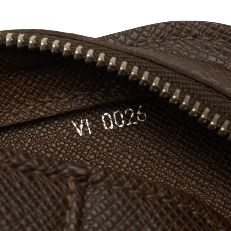 Louis Vuitton Taiga Suede Second Bag M30188 Grizzly Brown Leather Men Louis Vuitton