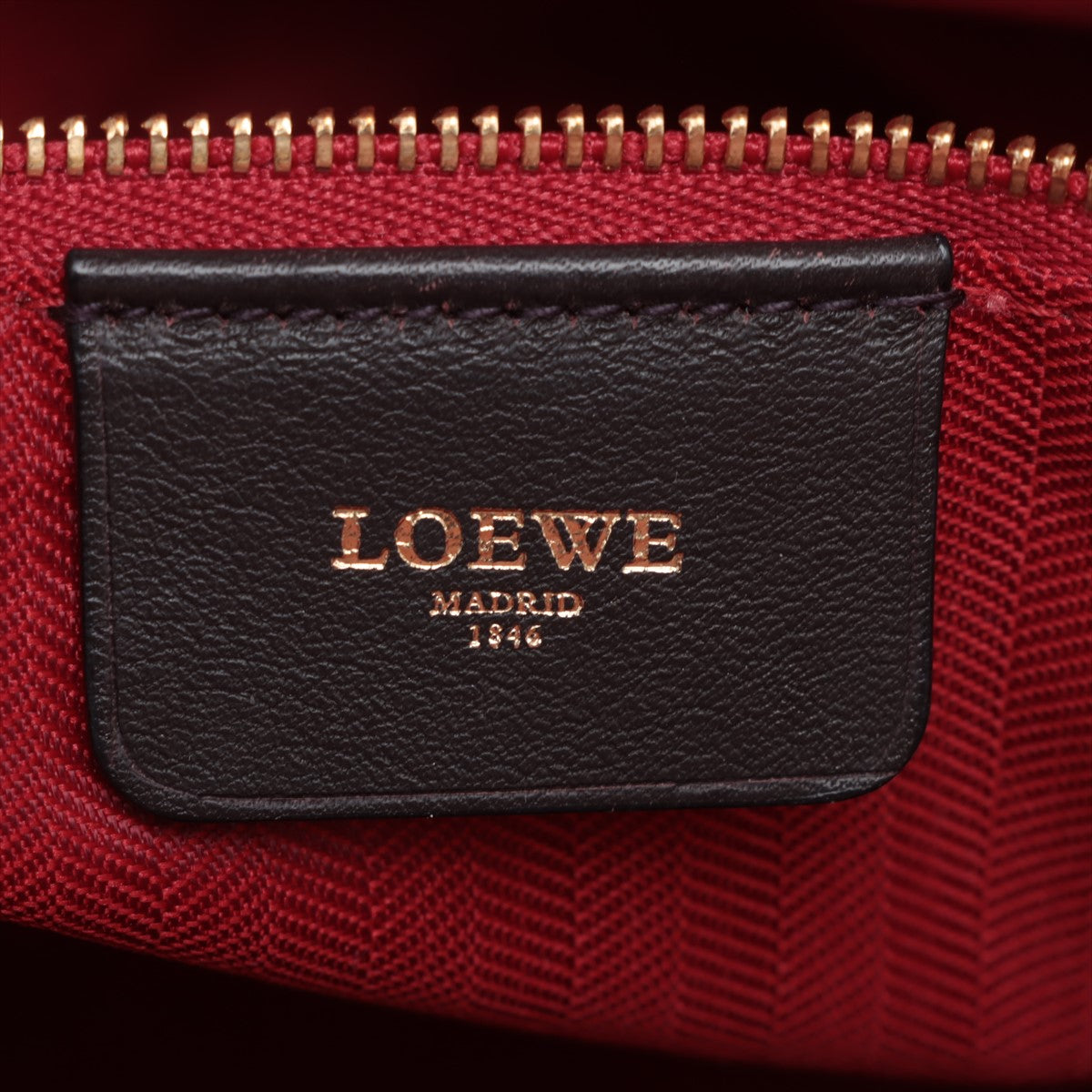 Loewe Fusta Leather Tote Bag Pink