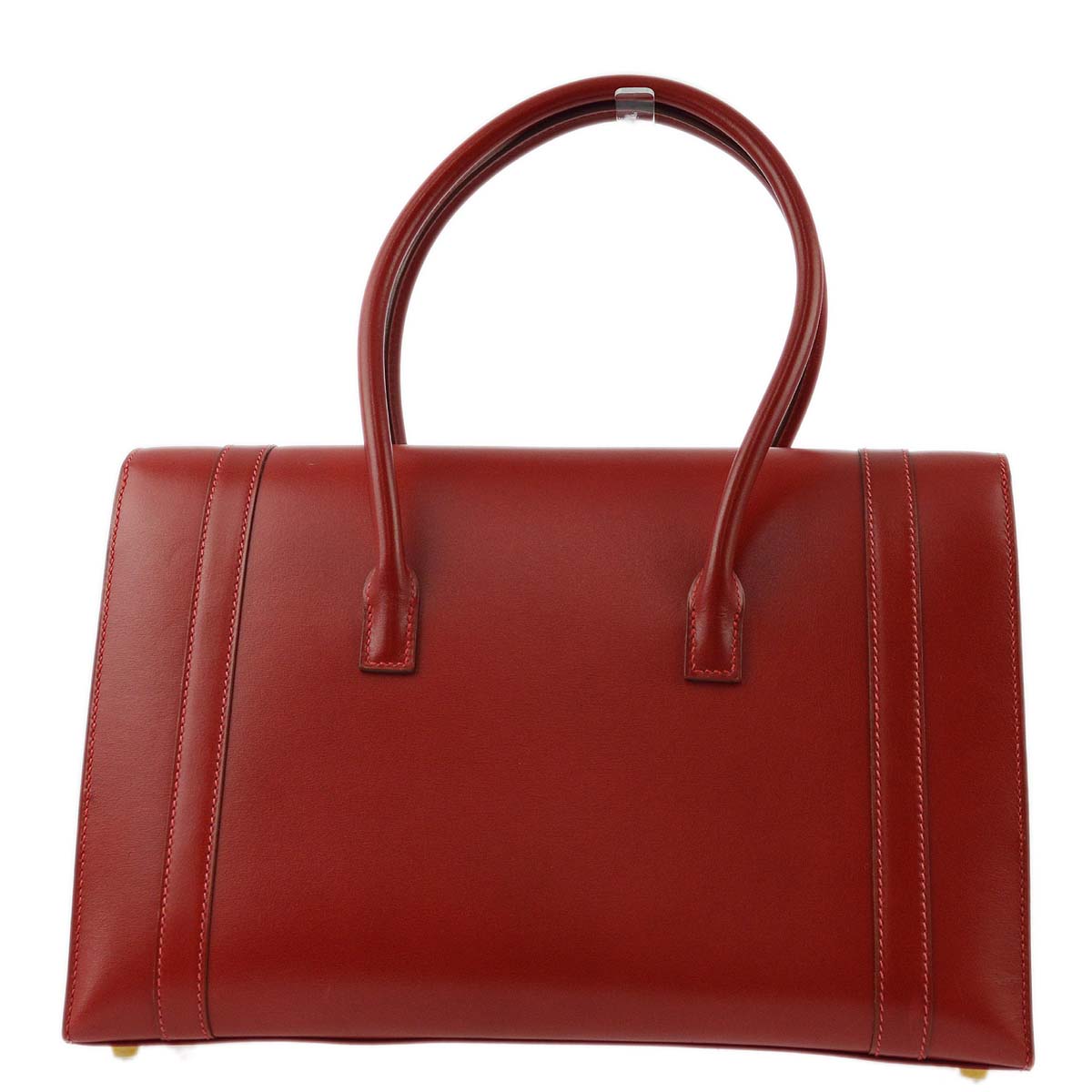 Hermes Rouge Vif Box Calf Drag 2 32 Handbag