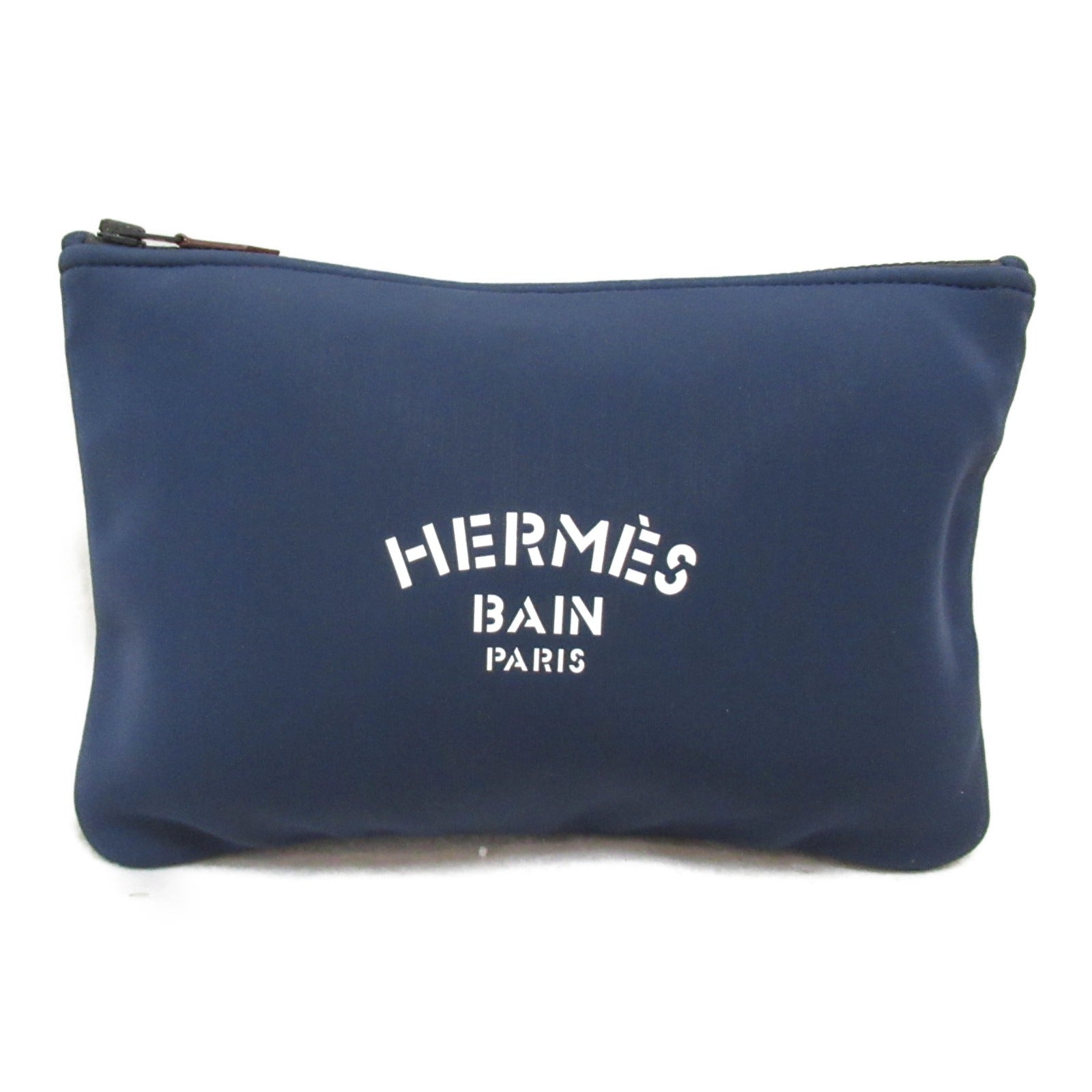 Hermes Hermes Neo-Van MM Pouch Bag Polyester  Women&#39;s Navyes