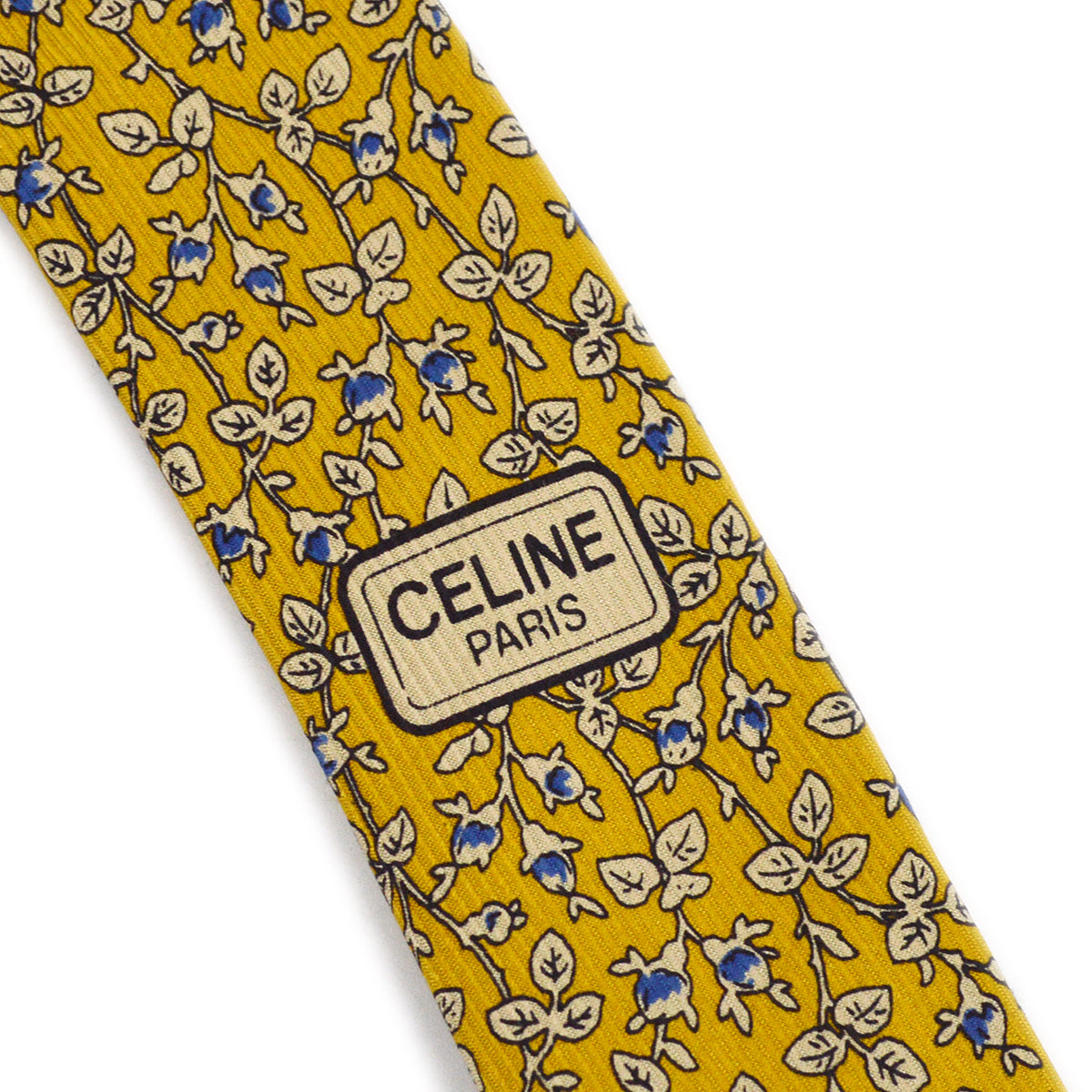 Celine Beige Neck Tie Small Good