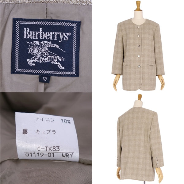 Vint Burberry s Jacket cturnal Jacket    13 (equivalent to XL) Beige