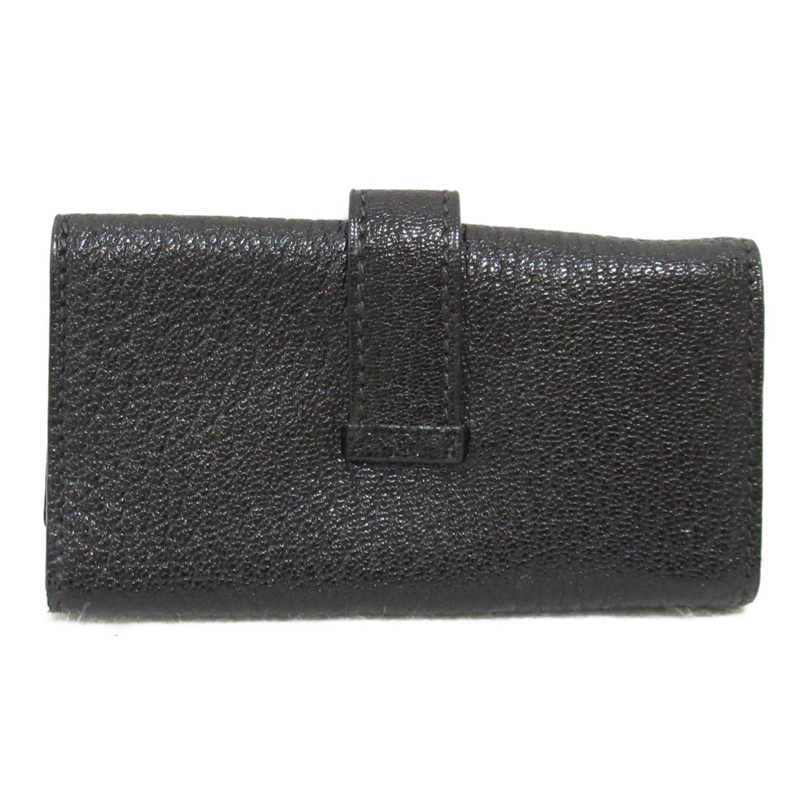 Hermes Hermes  4  Keycase Keycase Accessories Leather Sheet  Black Series