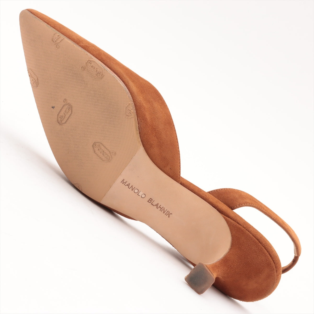 Manolobranic Suede Strap Pumps  Size  Brown