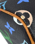 Louis Vuitton 2009 Black Multicolor Mini Speedy Handbag M92644