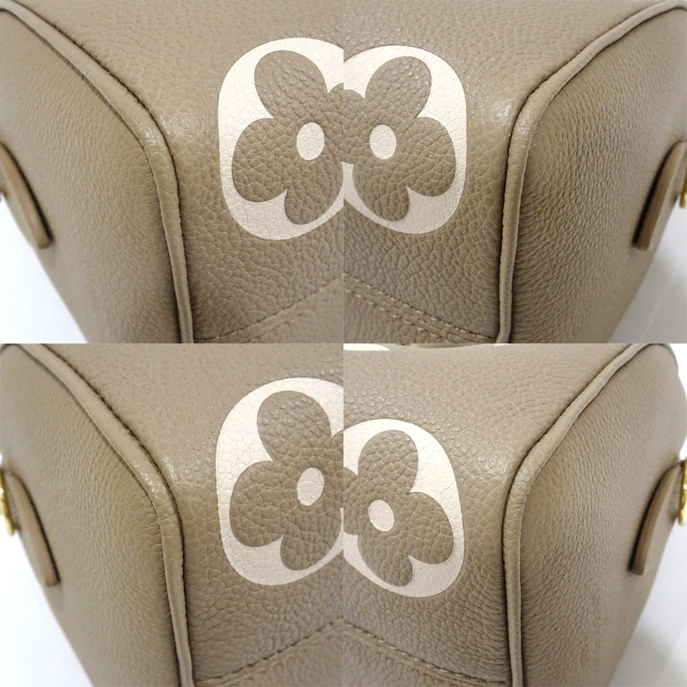 LOUIS VUITTON Louis Vuitton Monogram Amplant Speedy Bandouliere 20 Turtle Cream M46575 2WAY Bag Handbag