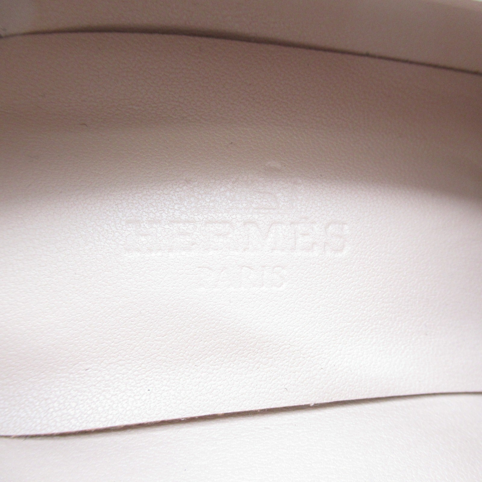 Hermes Hermes Elise 70 Pump Shoes Leather  White / Beige