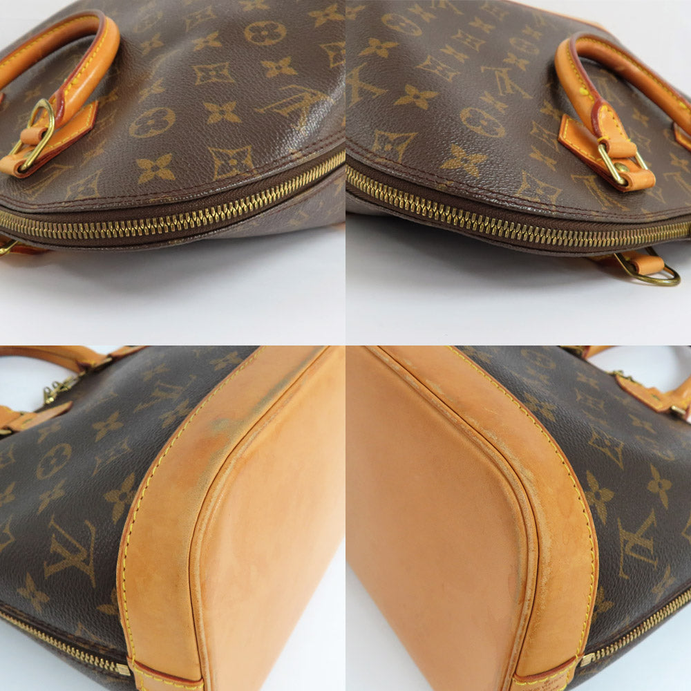 Louis Vuitton Alma M51130 Monogram Handbag Brown Leather