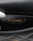 Chanel Mini Matrasse  2WAY Shoulder Bag Top Handle Black G Gold