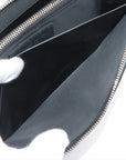 Bottega Veneta Maxine Introduction Leather Round  Wallet Black