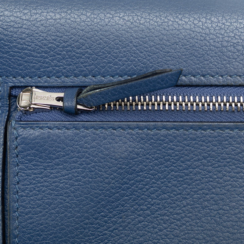 Hermes g Long Long Wallet Navy Blue  Colour  Hermes