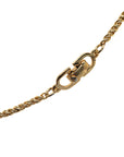 Dior Logo Long Chain Necklace G   Dior