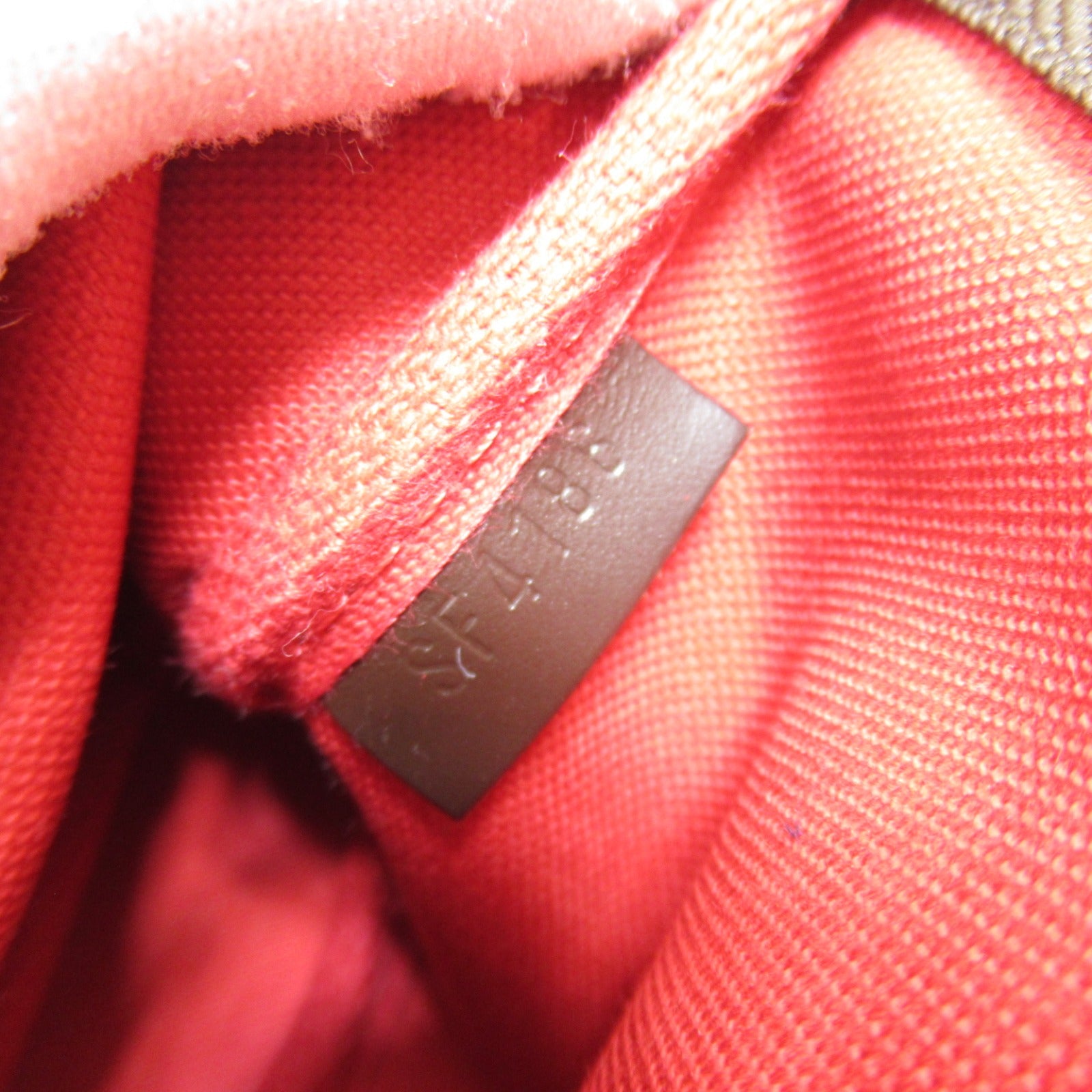 Louis Vuitton Mini Pochette Accessoires Damier Accessoires Pochette Bag PVC  Linen Damiere  Black N58009