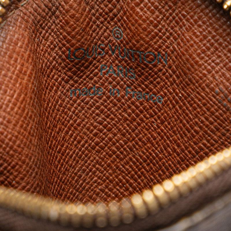 Louis Vuitton Monogram Portemoney Ron Coin Case M61926 Brown PVC Leather  Louis Vuitton