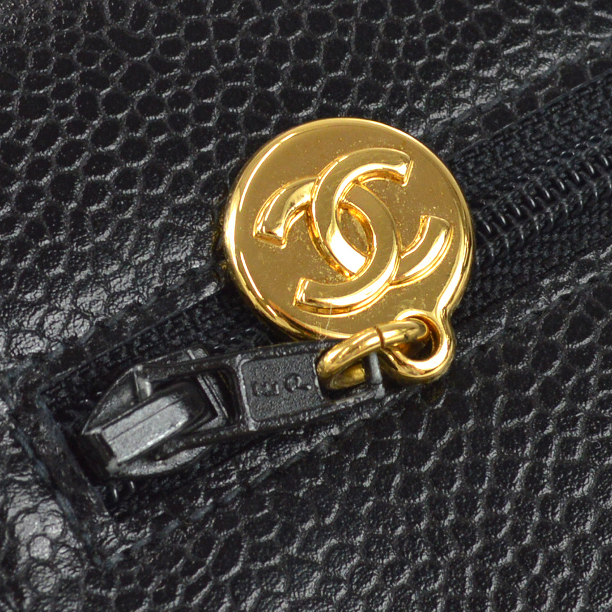Chanel 1997-1999 Timeless Long Wallet Black Caviar
