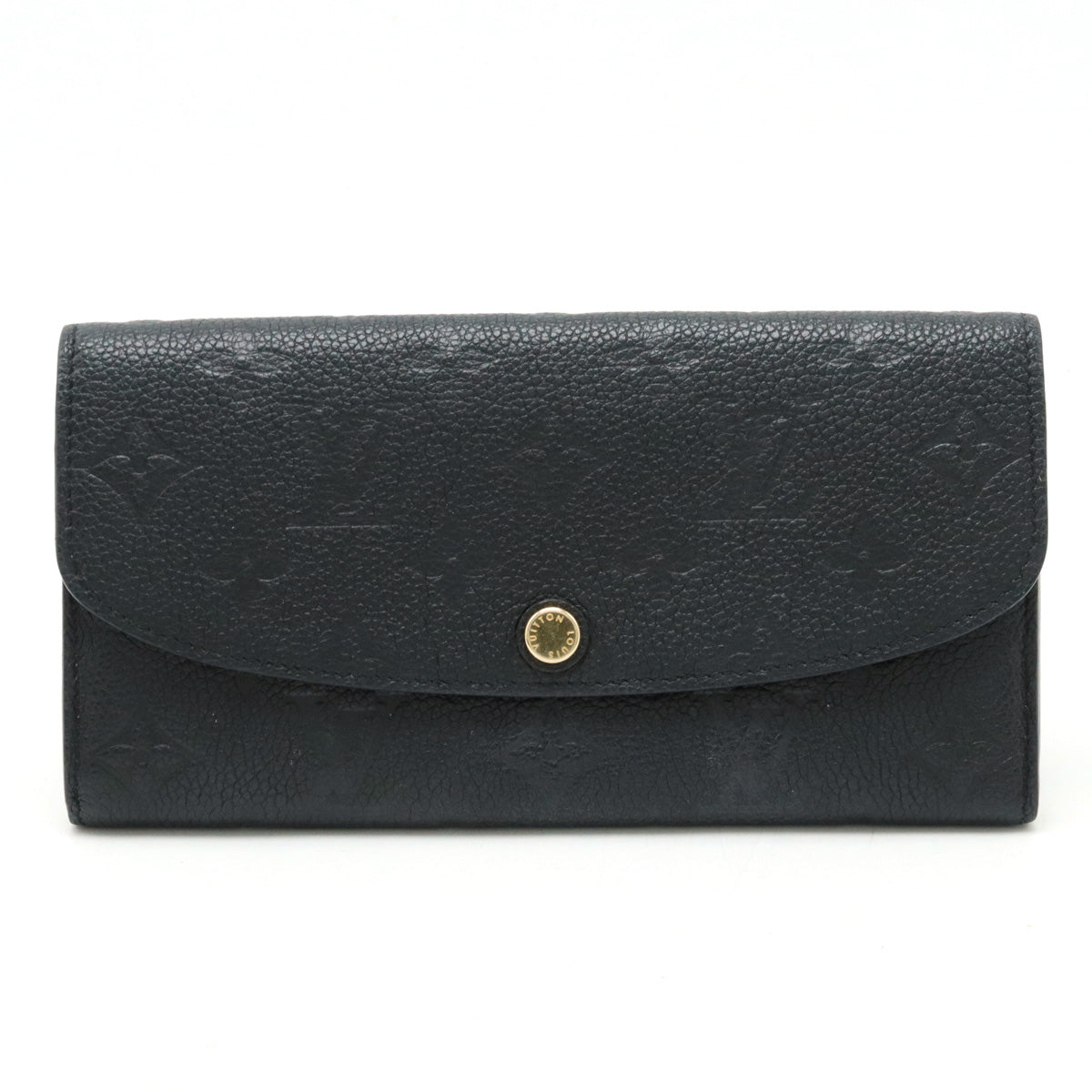 Louis Vuitton Monogram Emplant Portfolio Emily Two Folded Wallet Two Folded Wallet Noneir Black M62369