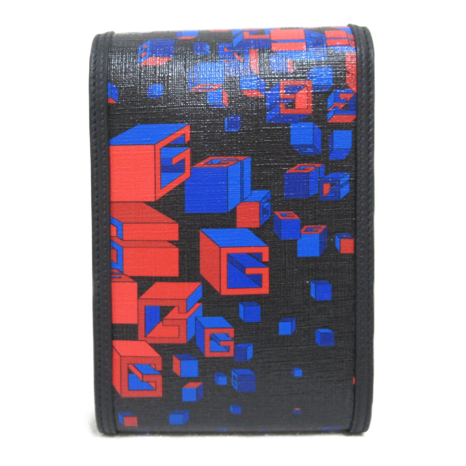 Gucci Gucci Square G-Pace Sder Bag Shoulder Bag PVC Coated Canvas Men  Black / Blue / Red 63766