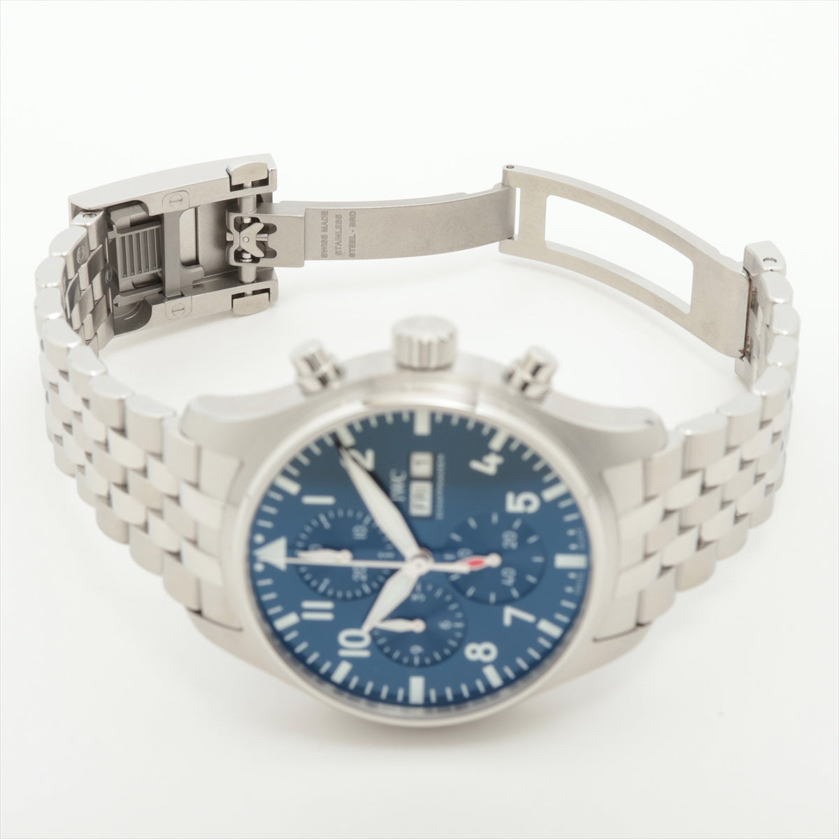 IWC Pilot Watch Chronograph IW378004 SS AT Blue