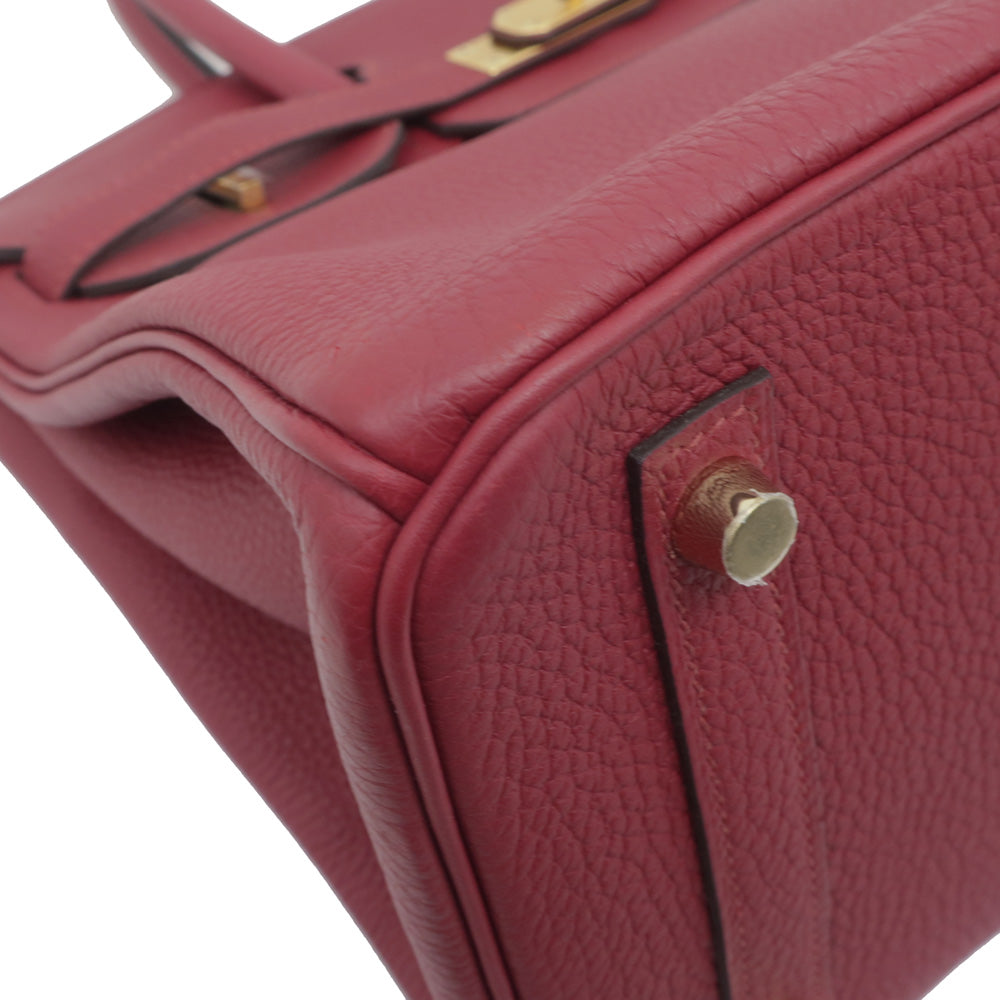Hermes Birkin 30 Togo Rouge Grana G  X  Handbag   Until Used